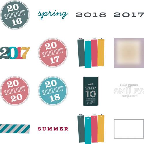 A Year in Color 8x8 undefined  Premium Album