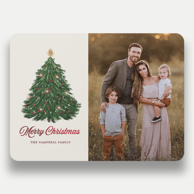 Classic Tree Holiday Card