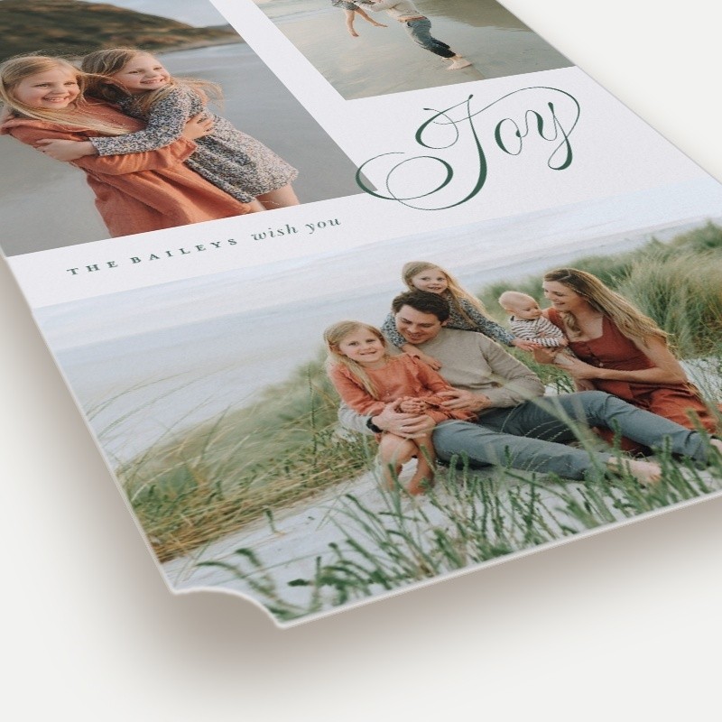 Joy Script Holiday Card