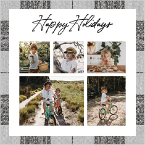 Black And White Rustic Calendar 12x12 undefined  Wall Calendar