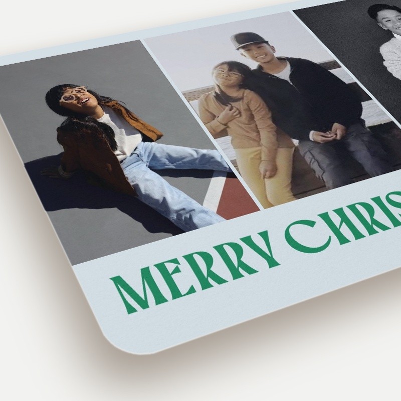 Bold Collage Holiday Card