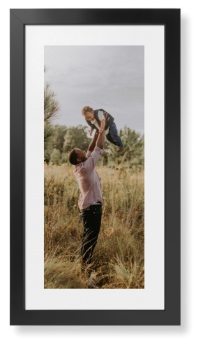Framed Prints: Photo Gallery Panoramic Portrait Black Contemporary Frame White Top & Bottom Mat 10x24 1 Photo Shutterfly