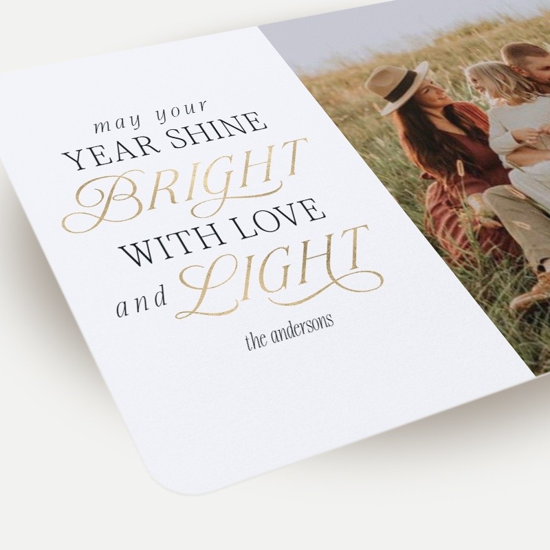 Shine Bright New Year's Card