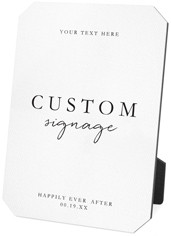 Custom Wedding Signage