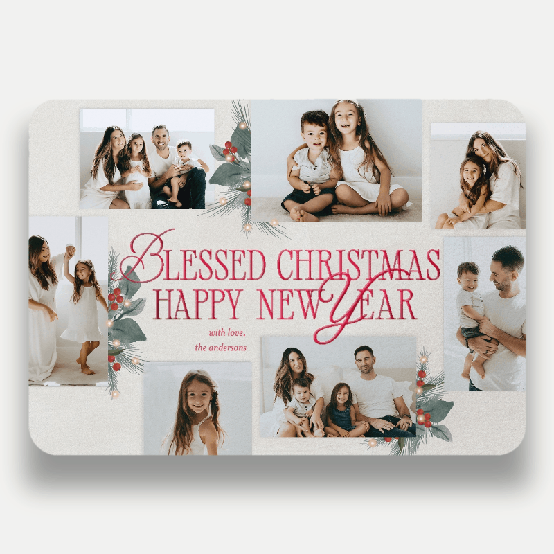 Botanical Sentiment Holiday Card