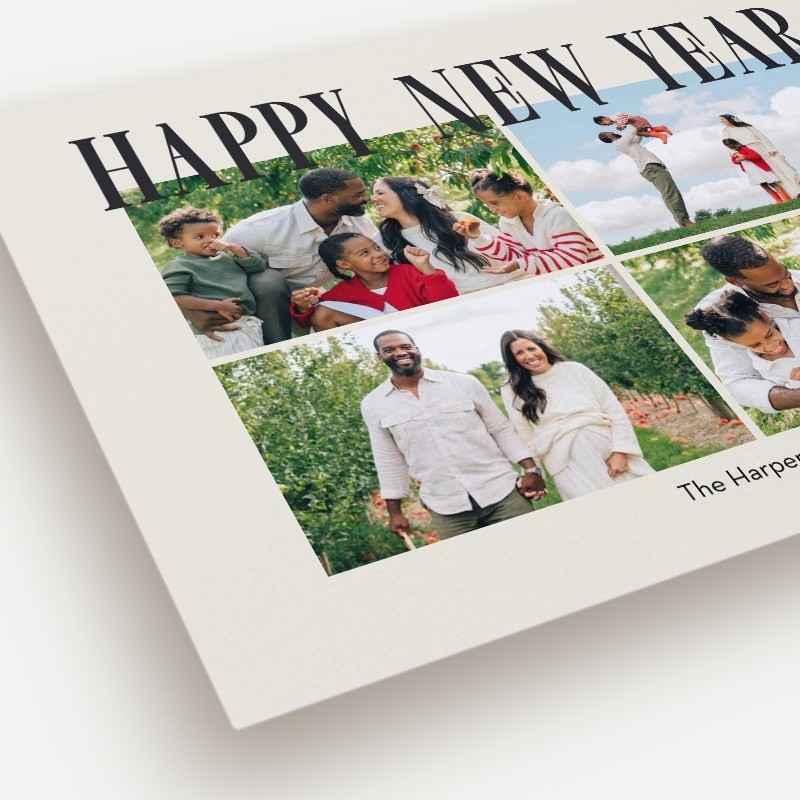 Elegant Serif Holiday Card