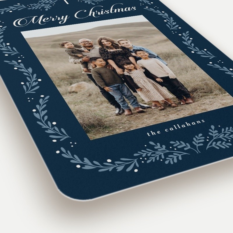 Faith Botanical Religious Christmas Card