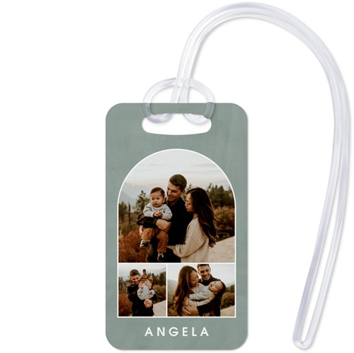 Framed Arch Trio 2x3 Blue  Luggage Tag