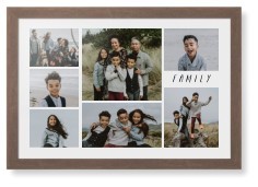 Rustic Picture Gallery Collage Of Seven