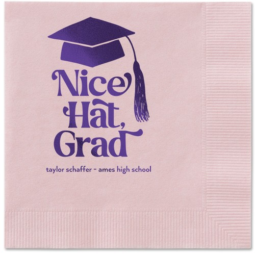 Custom Napkins For Graduation Dessert Tables