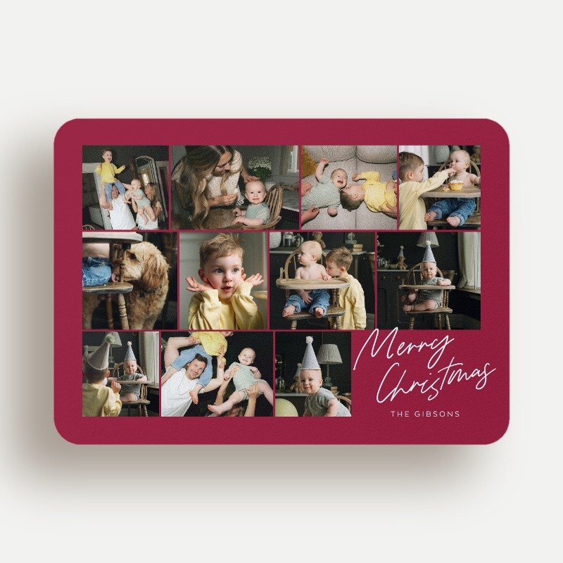 Signature Collage Holiday Card