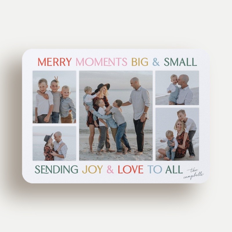 Cheerful Multi Christmas Card