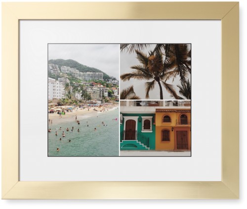Gallery of Three 11x14 Multicolor  Framed Print