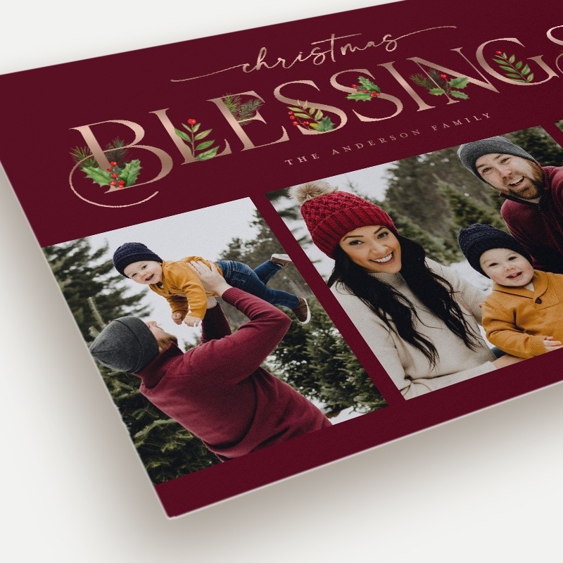 Classic Statement Holiday Card