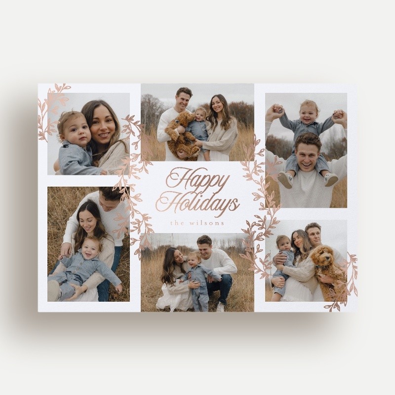 Painted Sprigs Holiday Card