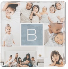 Watercolor Square Monogram