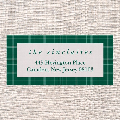 Comfortable Plaid Fringe