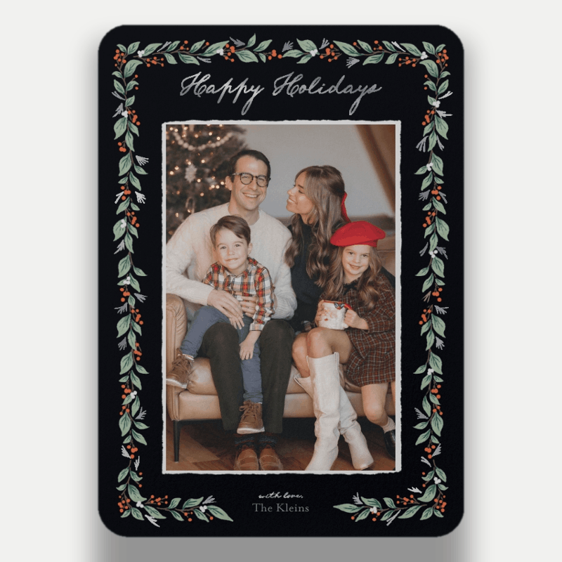 Botanical Frame Holiday Card