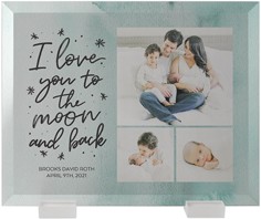 Love You to the Moon Watercolor