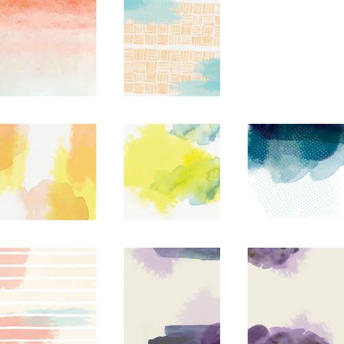 Vivid Watercolor 12x12 undefined  Premium Album