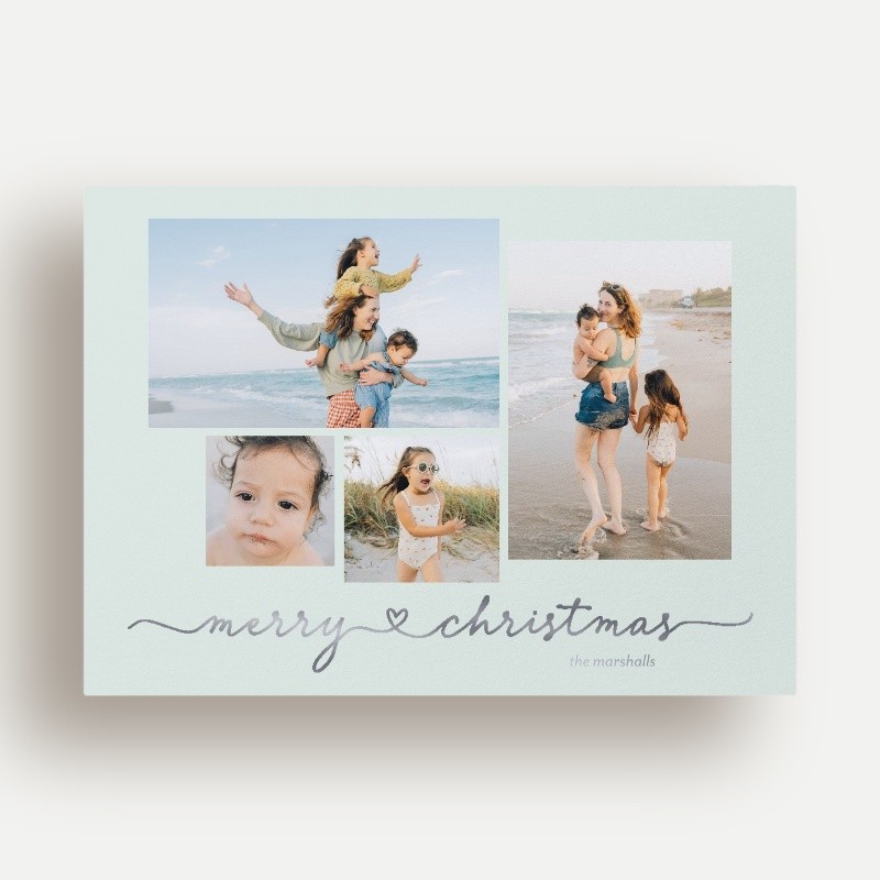 Script Joy Holiday Card