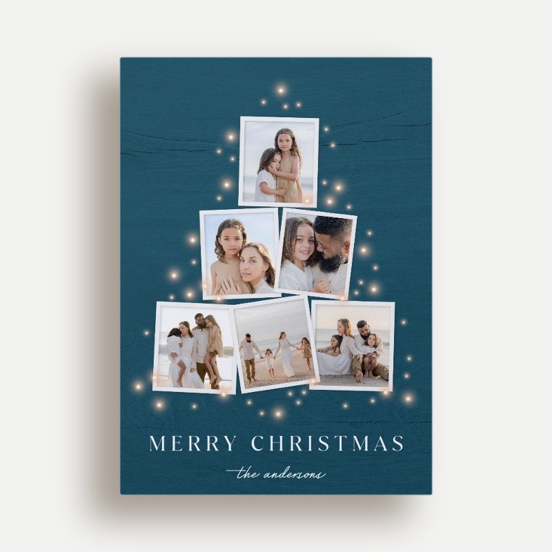 Lights Collage Holiday Card
