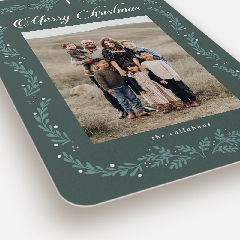 Faith Botanical Religious Christmas Card