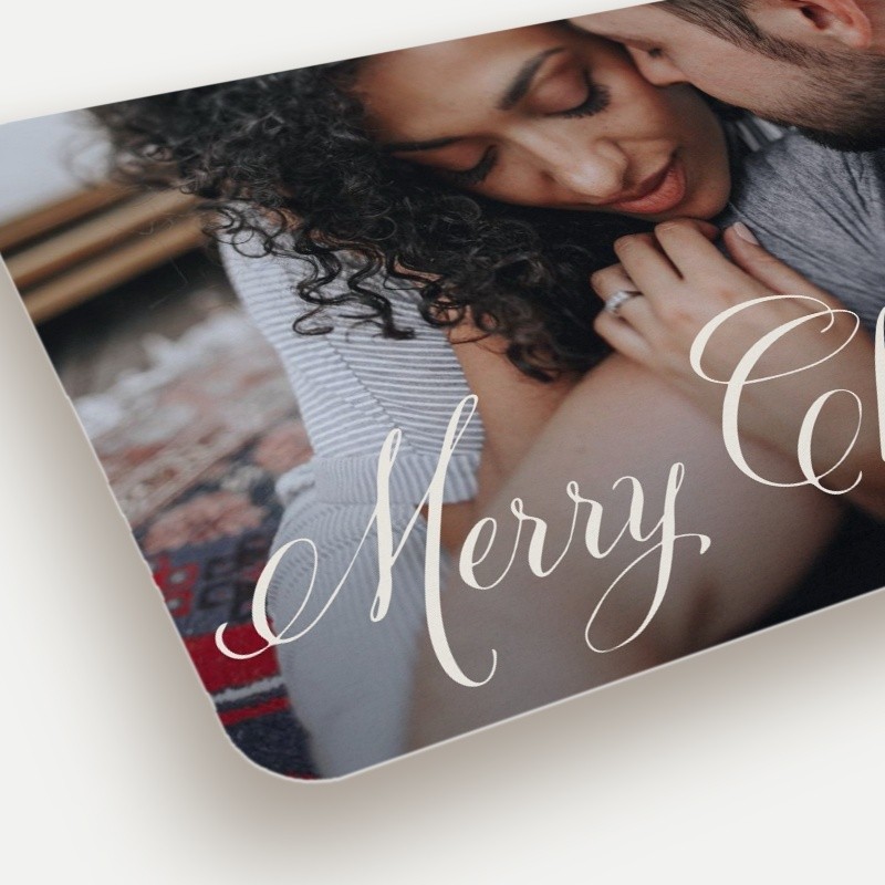 Simply Script Holiday Card