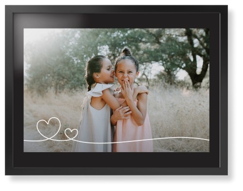 Double Heart Line Art