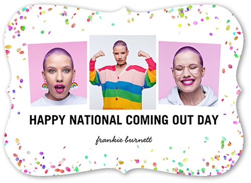 Celebration Day 5x7 White  Pride Card