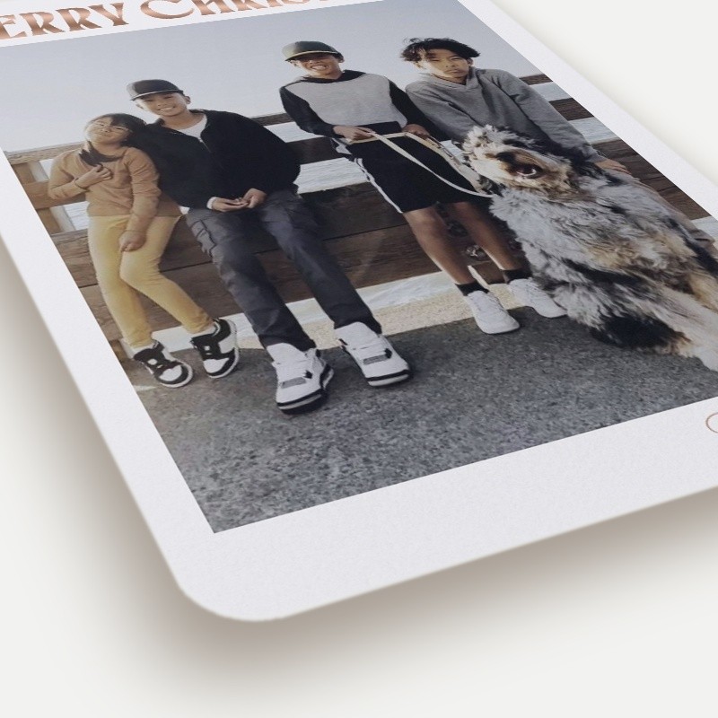 Bold Stack Holiday Card