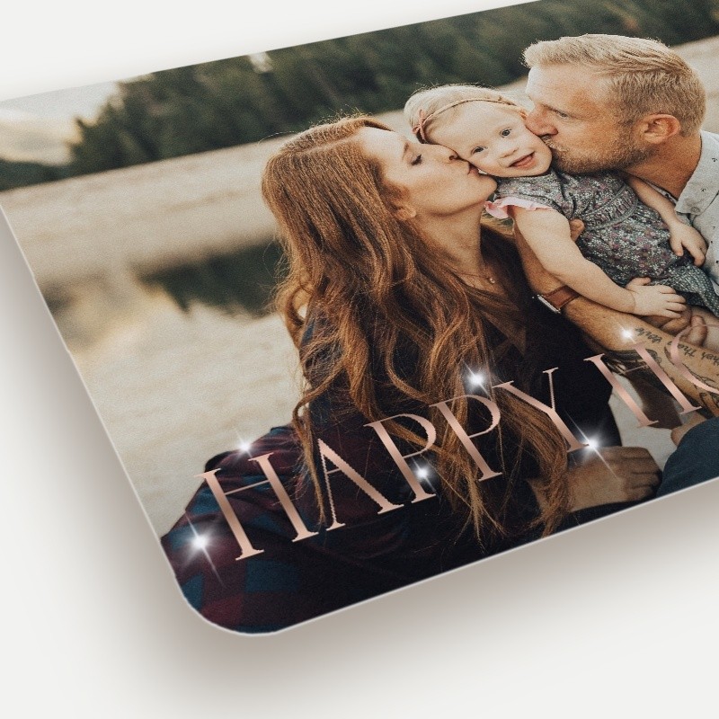 Soft Flare Holiday Card