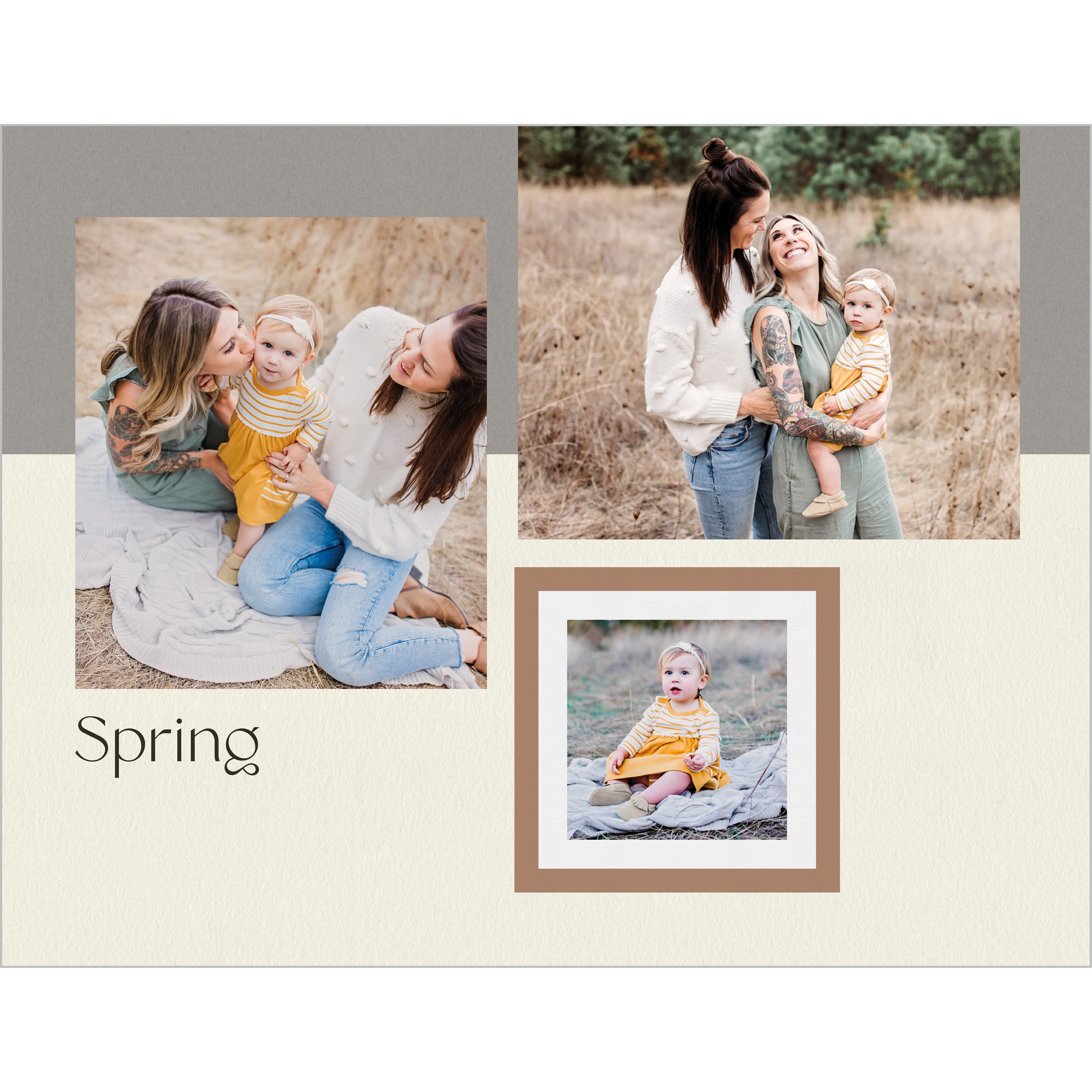 Modern Light Neutrals Calendar 8x11 undefined  Wall Calendar