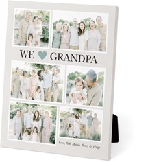 We Love Heart Collage Portrait