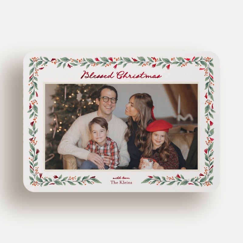 Botanical Frame Holiday Card