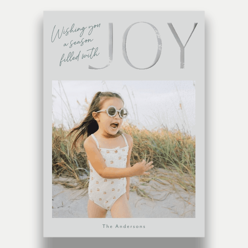 Wishing Joy Holiday Card