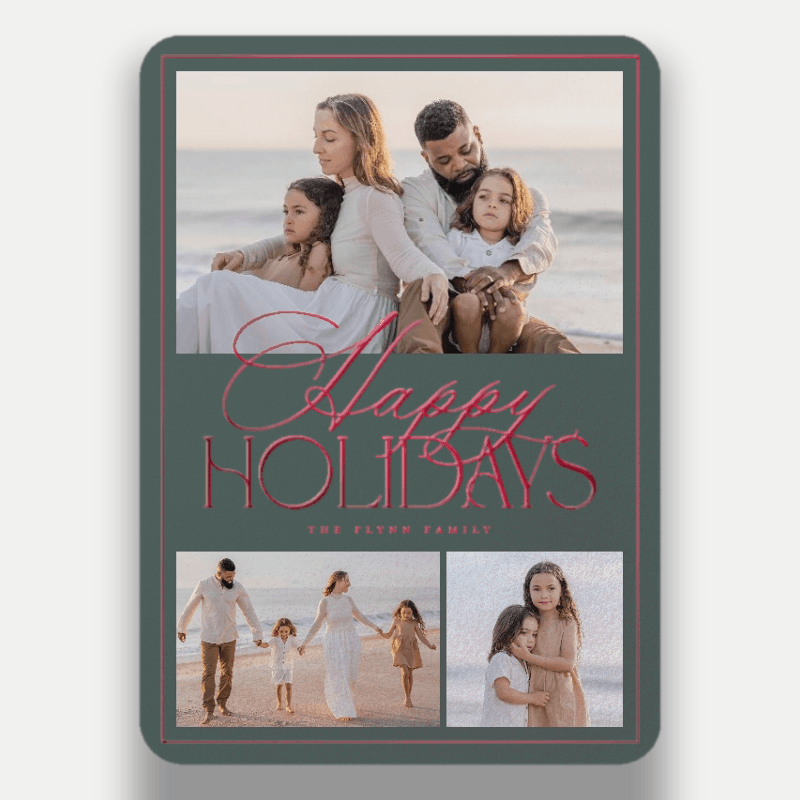 Refined Collage Holiday Card
