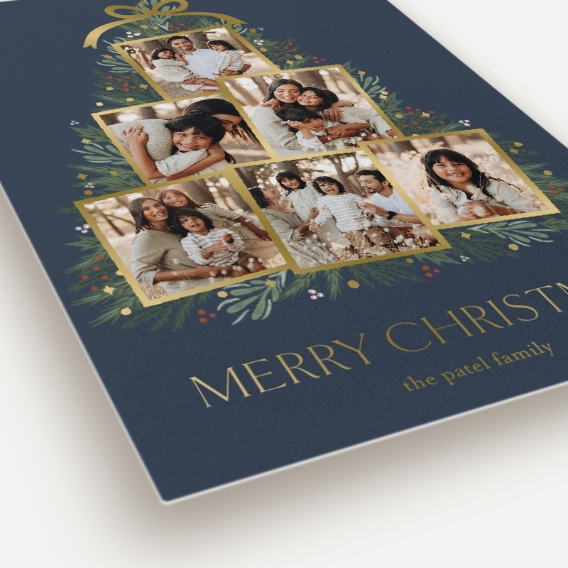 Tree Collage Holiday Card