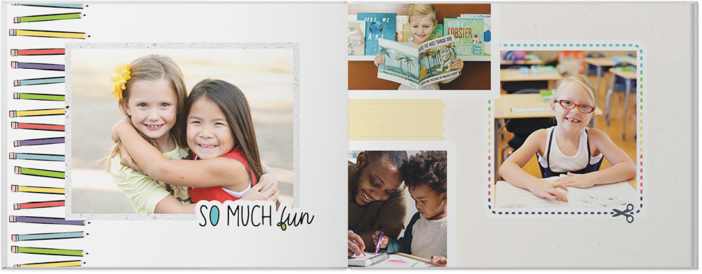 Colorful School Days by Float Paperie 8x11 undefined  Photo Book