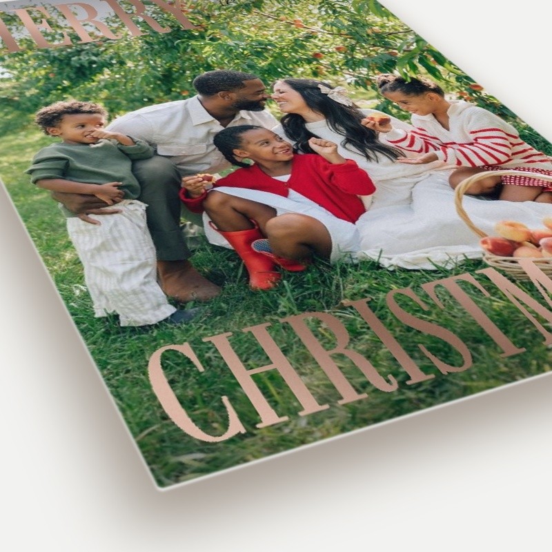Split Serif Holiday Card
