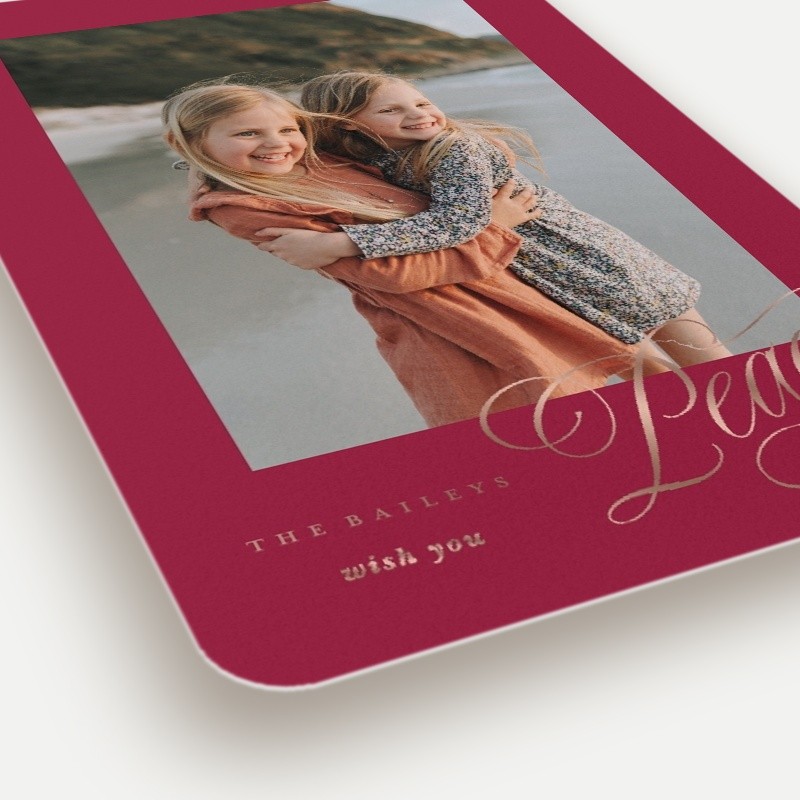 Joy Script Holiday Card