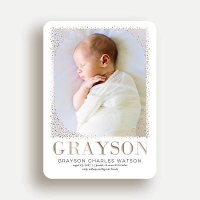 Shimmering Baby Borders