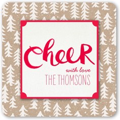 Cheery Frosted Trees