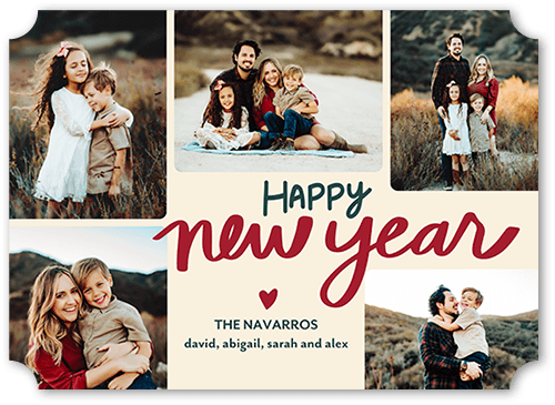 Loving Season 5x7 Beige  Holiday Card