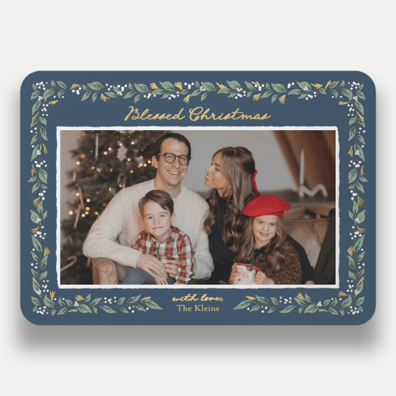 Botanical Frame Holiday Card