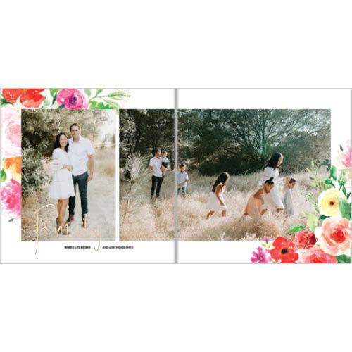 Colorful Blooms 12x12 undefined  Premium Album