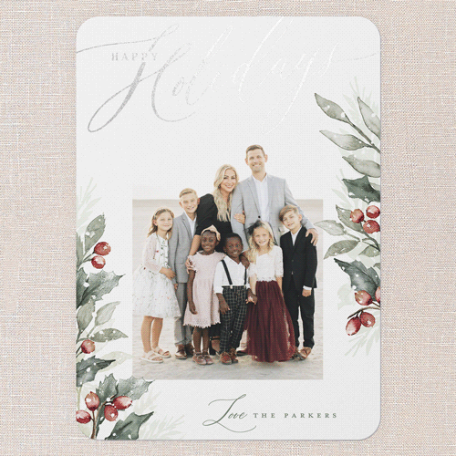 Foil Holiday Cards