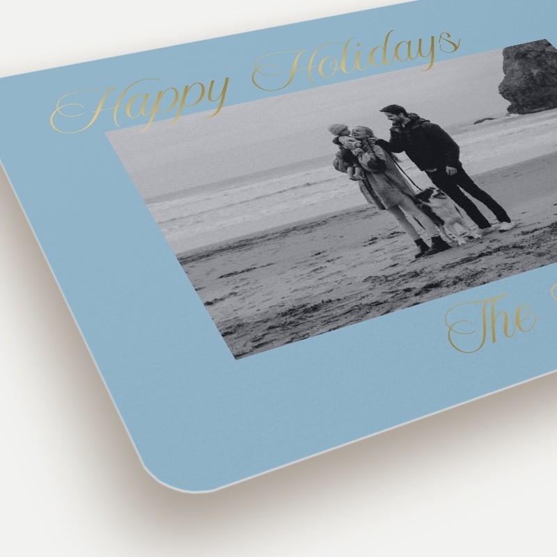 Elegant Signature Holiday Card