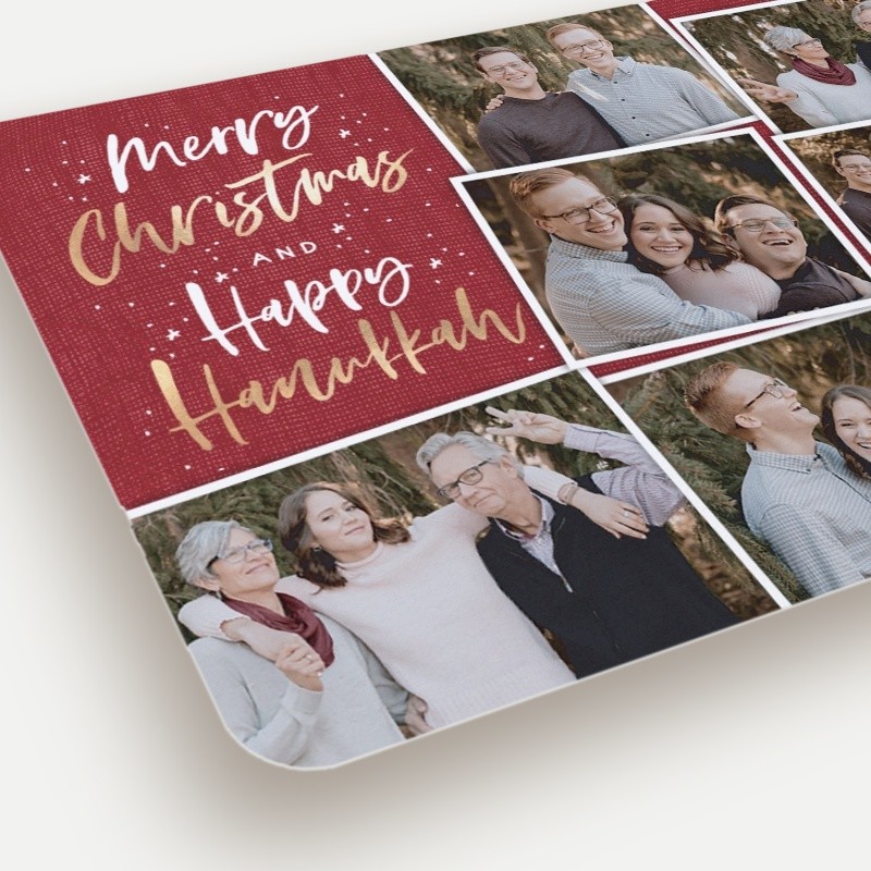 Glad Merry Hanukkah Card