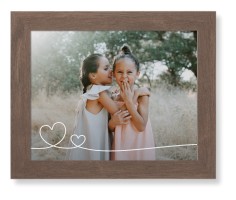 Double Heart Line Art